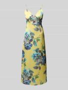 Bardot Cocktailkleid mit V-Ausschnitt Modell 'WINTOUR' in GELB, Größe ...