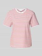 Vila T-Shirt mit Rundhalsausschnitt Modell 'NORA' in Hellrot, Größe M