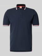 Sundek Poloshirt mit kurzer Knopfleiste Modell 'Brice' in Marine, Größ...