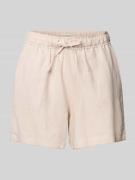Schiesser Regular Fit Pyjama-Leinenshorts mit Tunnelzug in Offwhite, G...