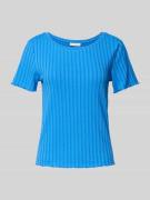 Rich & Royal T-Shirt mit Strukturmuster in Royal, Größe L