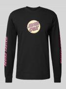 SANTA CRUZ Sweatshirt mit Label-Print in Black, Größe L