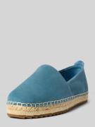 Marc O'Polo Espadrilles aus echtem Leder in Jeansblau, Größe 36