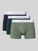 Tommy Hilfiger Trunks aus Baumwoll-Mix im 3er-Pack in Oliv, Größe S