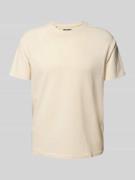 REVIEW T-Shirt mit Rundhalsausschnitt in Ecru, Größe L