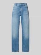 BOSS Straight Leg Jeans mit Label-Detail Modell 'DAELYA' in Blau, Größ...