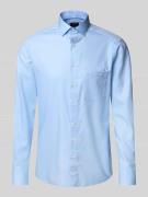 OLYMP No. Six Super Slim Fit Business-Hemd mit Kentkragen in Bleu, Grö...