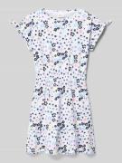 s.Oliver RED LABEL Tailliertes Minikleid aus Baumwoll-Mix in Weiss, Gr...