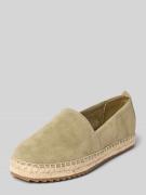 Marc O'Polo Espadrilles aus echtem Leder in Khaki, Größe 36