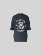 Anine Bing T-Shirt mit Label-Print in Mittelbraun, Größe XS