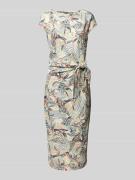 Lauren Ralph Lauren Knielanges Kleid mit Knotendetail Modell 'DABRIA' ...