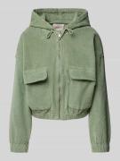 Only Loose Fit Bomberjacke aus Baumwoll-Mix Modell 'KENZIE' in Schilf,...