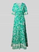 B.Young Maxikleid mit V-Ausschnitt Modell 'JASMINA' in Gruen, Größe S/...