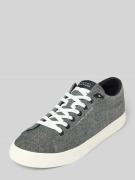 Tommy Hilfiger Low Top Sneaker aus Chambray-Leinen in Black, Größe 40