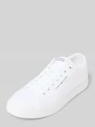 Tommy Hilfiger Low Top Sneaker mit Logo-Detail in Weiss, Größe 40