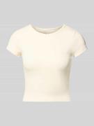 Review T-Shirt mit Rundhalsausschnitt in Offwhite, Größe M
