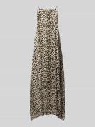 OH APRIL Midikleid mit Spaghettiträgern Modell 'Loquat' in Camel, Größ...