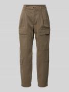 MAC Regular Fit Cargohose mit verkürztem Schnitt in Khaki, Größe 44