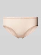 Calvin Klein Underwear Slip mit Spitzenbesatz in Beige, Größe L
