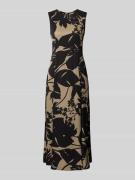 Marc O'Polo Tailliertes Midikleid aus reiner Viskose in Black, Größe 3...