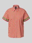 Marc Cain Regular Fit Bluse mit 1/2-Arm in Koralle, Größe 34