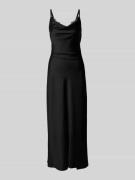 Guess Maxikleid mit Spitzenbesatz Modell 'ADLE' in BLACK, Größe S