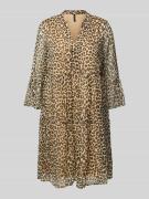 Vero Moda Tailliertes Minikleid mit semitransparenten Ärmeln Modell 'S...