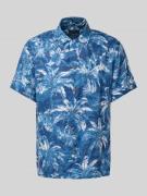 Polo Ralph Lauren Classic Fit Leinenhemd mit 1/2-Arm in Royal, Größe S