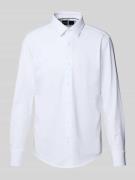 BOSS Slim Fit Businesshemd mit Stretch-Anteil in Weiss, Größe 45