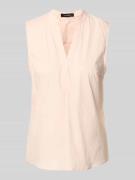 More & More Regular Fit Blusentop mit V-Ausschnitt in Hellrosa, Größe ...