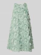 YAS Cocktailkleid mit Rundhalsausschnitt Modell 'DIO' in Mint, Größe M