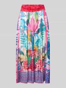 miss goodlife Midirock aus Viskose mit elastischem Bund in Blau, Größe...