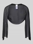 Swing Bolero mit offener Vorderseite in Black, Größe L