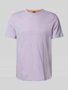 BOSS Orange T-Shirt mit Label-Print Modell 'Tegood' in Flieder, Größe ...