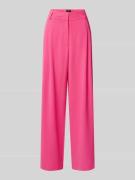 s.Oliver BLACK LABEL Relaxed Fit Anzughose aus Crêpe in Pink, Größe 46...