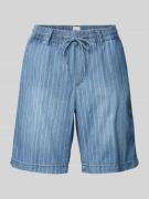 Brax Shorts mit elastischem Bund und Tunnelzug Modell 'MAINE' in Dunke...
