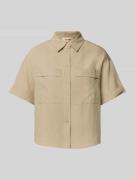 MOS MOSH Regular Fit Bluse aus Lyocell-Leinen-Mix Modell 'Havannah Ale...