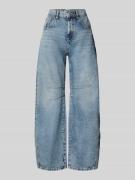 Review Barrel Fit Jeans mit Eingrifftaschen in Hellblau, Größe 25