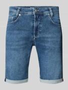 MAC Jeansshorts mit Eingrifftaschen in Hellblau, Größe 32