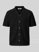 Only & Sons Freizeithemd mit Knopfleiste Modell 'DENVER' in Black, Grö...