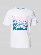 Jack & Jones T-Shirt mit Rundhalsausschnitt Modell 'COLTON' in Weiss, ...