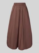Christian Berg Woman Maxirock mit elastischem Bund in Schoko, Größe 38
