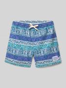 Quiksilver Straight Leg Badehose mit Label-Patch Modell 'SURFSILK' in ...