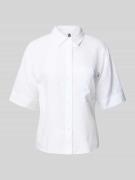 Tommy Hilfiger Relaxed Fit Hemdbluse aus reinem Leinen in Weiss, Größe...