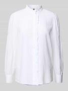 Tommy Hilfiger Relaxed Fit Bluse aus reinem Leinen in Weiss, Größe 38