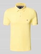 Tommy Hilfiger Slim Fit Poloshirt aus Baumwoll-Elasthan-Mix in Gelb, G...