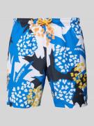 Napapijri Badehose mit elastischem Bund und Tunnelzug in Blau, Größe M