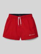CHAMPION Badehose mit elastischem Bund in Rot, Größe 152