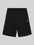 CHAMPION Regular Fit Sweatshorts mit Logo-Print in Black, Größe 128