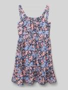 Happy Girls Kleid im Stufen-Look in Dunkelblau, Größe 140